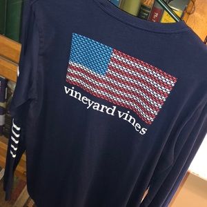 American Themed Vineyard Vines Long Sleeve